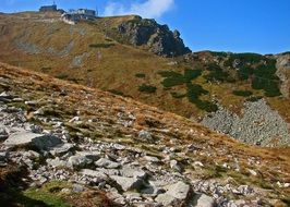 Landscape of polish tatras