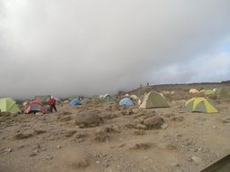 campground in the mountains