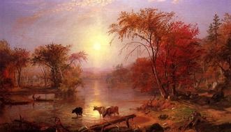 painting of Albert Bierstadt