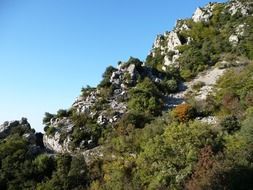 relaxing mountain hiking