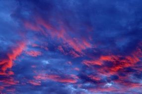 most beautiful evening sky