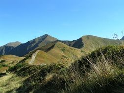 trzydniowianski wierch mountains sunny landscape