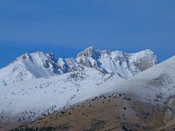 alps mountain winter