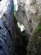 landscape of high cliffs