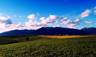 green hills in Slovakia, liptov