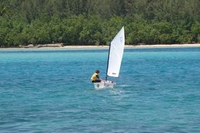 boat sailing sea