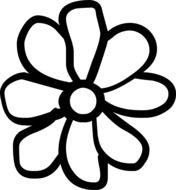 flower drawing marker