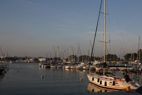 boats in the harbor, brazil, rio de janeiro