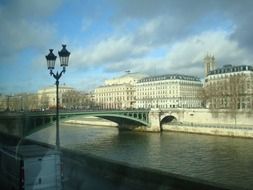 The bridge of Alexander III - bridge thrown over the Seine river