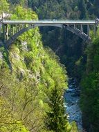 high and dangerous bridge