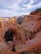natural bridge in Bryce canyon, US