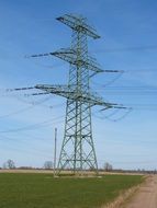 power line of high voltage energy