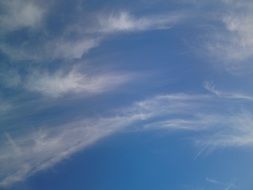 blue clear summer sky