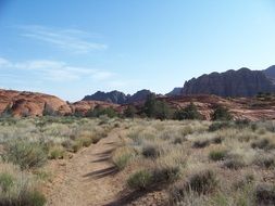 scenic canyon in utah state