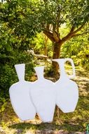 garden decoration White vases