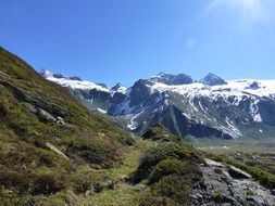 picturesque panorama of mountains in Austria