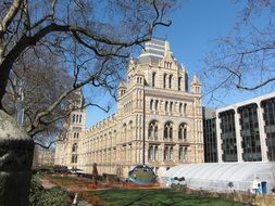 architecture of a natural history museum in the uk