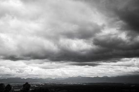 threatening clouds over the apls