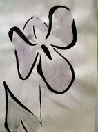 spring flowers as a painting
