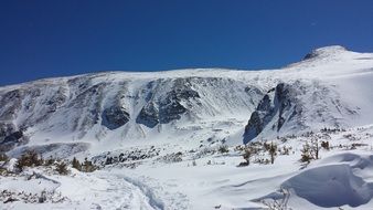 Snowy mountains in Colorado