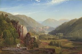 picturesque landscapes like painting by Thomas Moran