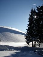 winter snow nature wintry