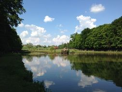 peaceful natural lake