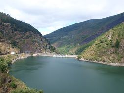 reservoir on river
