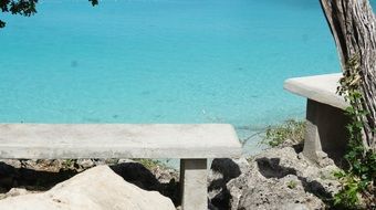 The coast on the island of Curacao