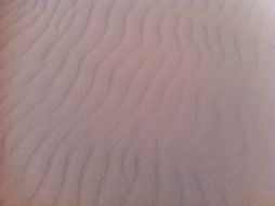 top view of the sand dunes