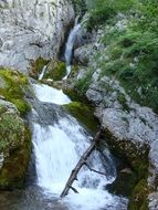 waterfal mountains, slovenia