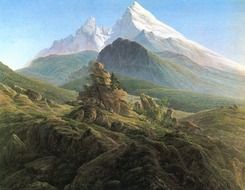 caspar friedrich art drawing