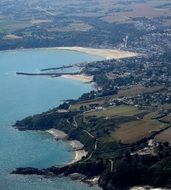 Aerial view of France