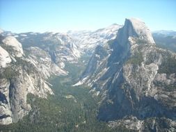 Yosemite National Park is located in the Sierra Nevada Mountains