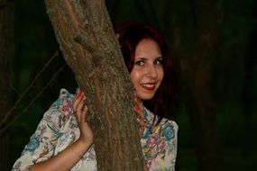 girl portrait in the park