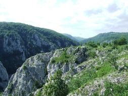 gorge in the valley
