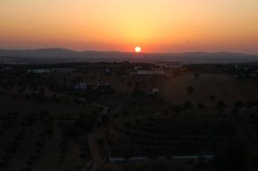 Pink Sunset over Alentejo, Portugal