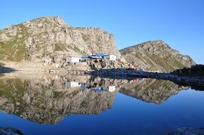 Landscape of the taebaek mountain tianchi