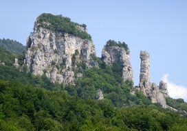 Landscape of haute savoie in france
