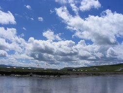 tibet lake landscape