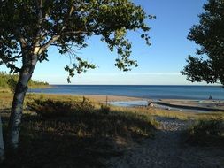 view of the lake Manitoulin Island in Canada