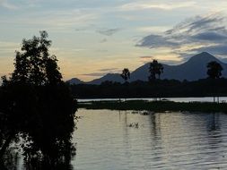 nature in kerala in the evening