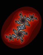 fractal similar to the branching of snowflakes