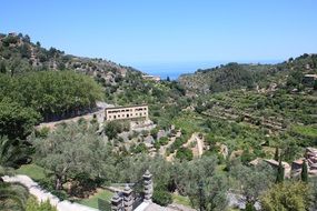 landscape of Mallorca