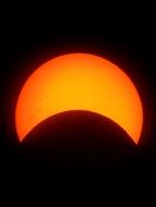 Picture of solar eclipse