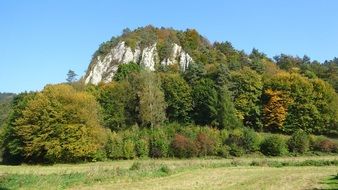 green mountains in national park in Poland