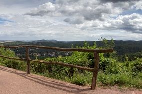 thuringian forest in Germany