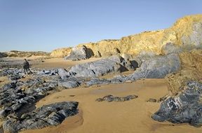 Atlantic coast in Portugal