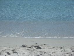 blue water beach in sardinia