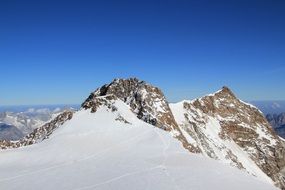 stunning monte rosa mountains